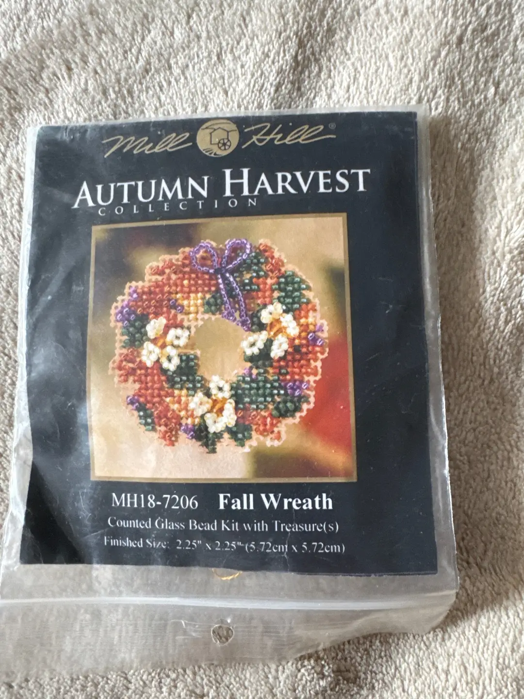 Mill Hill Autumn wreath — остатки после проекта