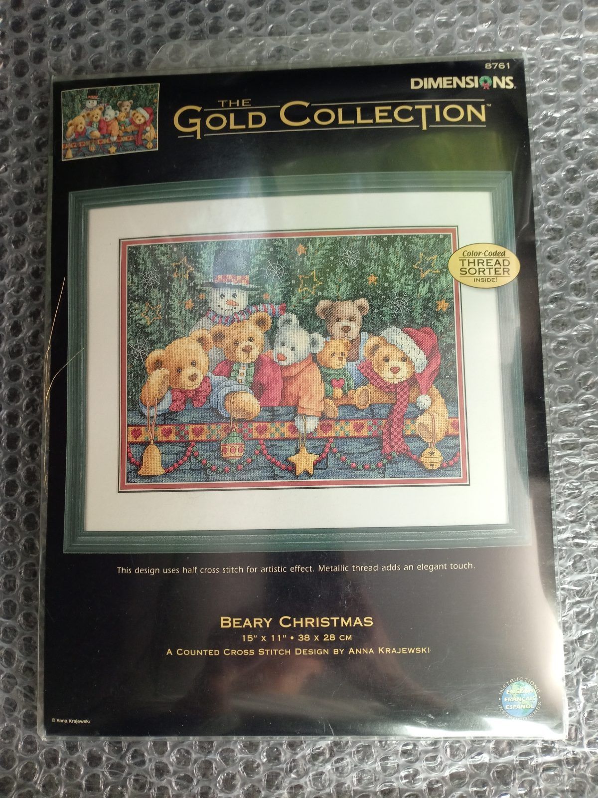 Dimensions 8761 Beary Christmas / Рождественские Мишки